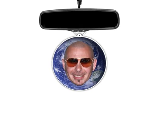 Pitbull Mr Worldwide Meme Funny Hanging Air Freshener Car Decor Vanilla Scented