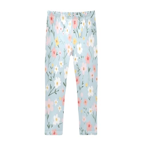 Toddler Girls Leggings Printed Yoga Pants Leggings Cute Small Floral for Kids