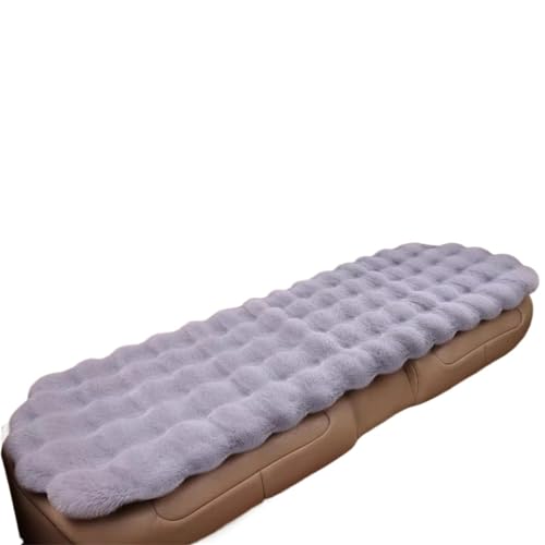 XIAOYANS Housse Siège Voiture Universelle Housse Siège Auto Ultra-Douce Chaude Épaisse Imitation Fourrure Antidérapante pour Berline SUV Monospace(Gray Rear x1)