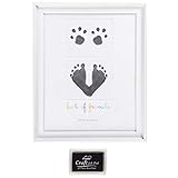 C.R. Gibson ''Best of Friends'' Footprint and Paw Print Baby Photo Frame, 8.75'' x 10.8''