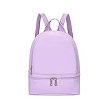 YiXiamo Cute Fashion Mini Backpack Leather for Women (purple)