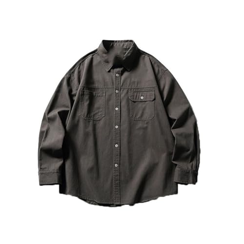 Chemise décontractée hommes GUOYUXIAO pour les sorties en ville et le bureau cet automne