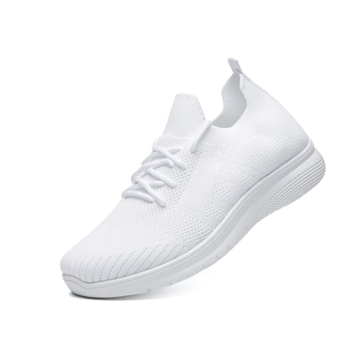 Image of Bernal Black Sneakers for Women Walking Shoes Non Slip Lightweight Casual Breathable Tennis Shoes Work Travel