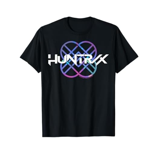 Kpop Demon Hunters Huntr/x Gradient Color Band Logo T-Shirt
