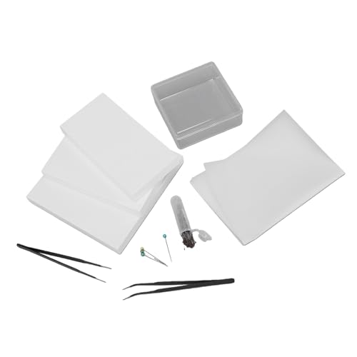 Yunir Kit Completo de Ferramentas para Fabricação de Amostras, Preparação Profissional para Salas de Aula de Biologia Com Estojo de Armazenamento Em Acrílico