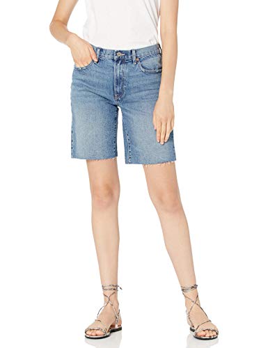 The Drop Women's Jennifer Cut-Off Vintage Denim Long Short