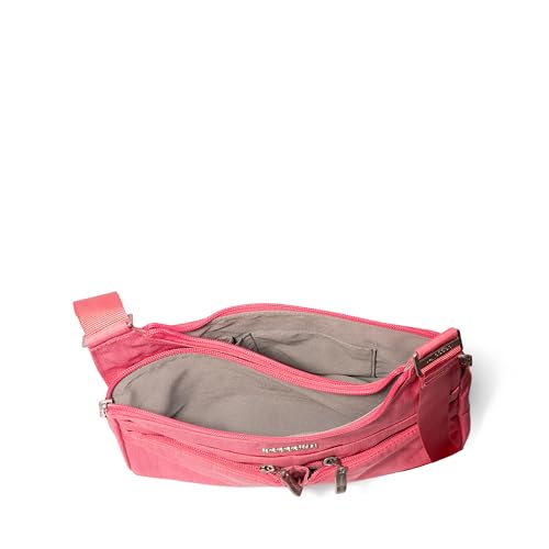 Image of Baggallini Crossbody Travel Bag 11x8.5 Lightweight Water-resistant Nylon Handbag