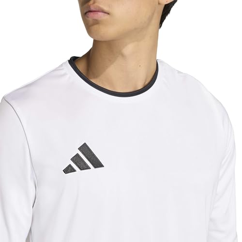 adidas Herren Entrada26 Long Sleeve Jersey Shirt, White/Black, M – Ansicht 5