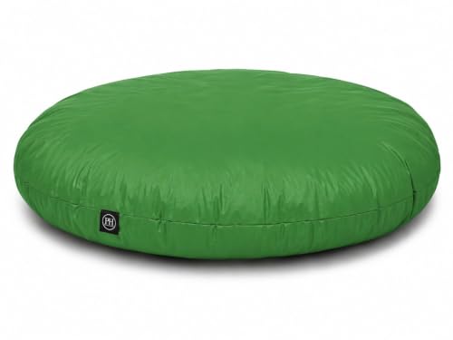 PATCH HOME 2 in 1 Funktion Sitzsack Sessel Bean Bag Sitzsäcke Gaming mit Reißverschluss bereits befüllt - Ø 125cm - Grün – Ansicht 6