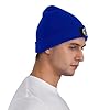 KWQDOZF Heartagram Beanie for Men Women Beanie Hats Warm Winter Knit Caps Soft Ski Hat Blue #4