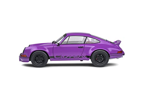 Solido S1801114 1:18 1973 Porsche 911 Rsr Purple Street Fighter Collectible Miniature Car, Multi #TOP1