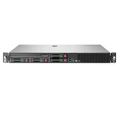 HP ProLiant DL20 Gen9 1U Server, Intel Xeon E3-1220 v5 3.00GHz 4-Core, 16GB DDR4 RAM, 2X 300GB 10K SAS HDD, P440 2GB RAID, No OS (Renewed)