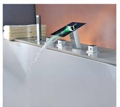 Robinet mitigeur lavabo chromé Gowe pour lavabo de salle de bain et évier moderne
