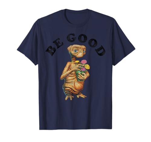 E.T. Be Good E.T. Holding Flower Pot Graphic T-Shirt T-Shirt