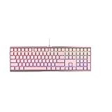 Cherry MX BOARD 3.0 S, Tastiera Meccanica da Gaming Retroilluminata RGB, Layout Americano-Internazionale (QWERTY), Resistente Telaio in Alluminio, Tasti MX RED, Con Cavo, Rosa