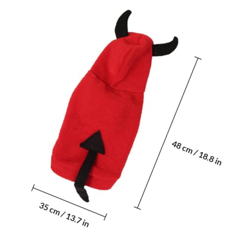 Disfraz de Demonio para Perros Talla XL ERINGOGO miniatura 2