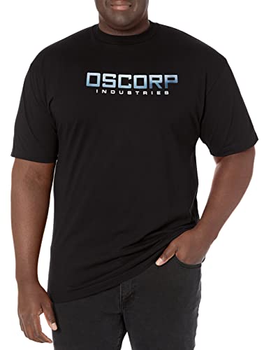 T-shirt Marvel Logo Oscorp noir coton vêtements grandes tailles homme 4XL