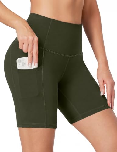 Image of Heathyoga Yoga Pants with Pockets Extra Soft Leggings with Pockets for Women Non See-Through High Waist Workout Leggings