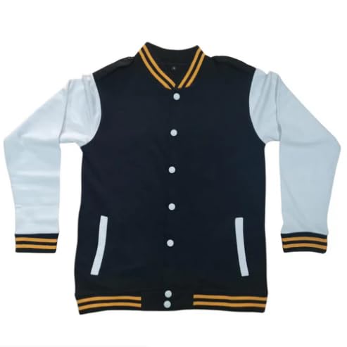 Unisex Sailors Cotton Varsity Jacket with Shoulder Flaps for Merchant Navy Officers-picture-18