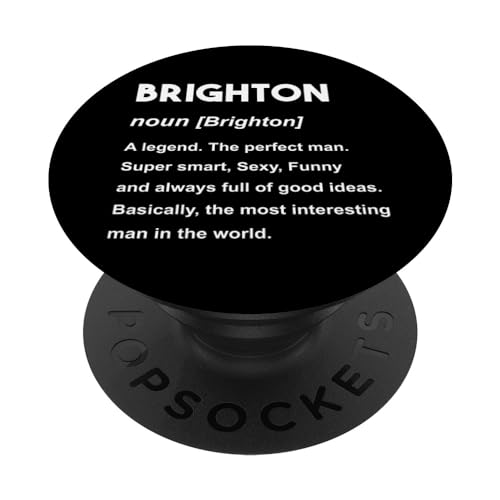 Brighton Chemise avec nom | Brighton PopSockets PopGrip Adhésif