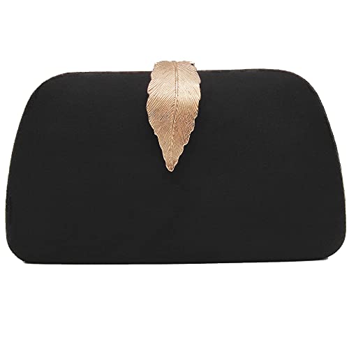 Milisente Pochette et clutches femme suède ceremonie marige sac soiree élégant clutch bag(Noiree) Cover