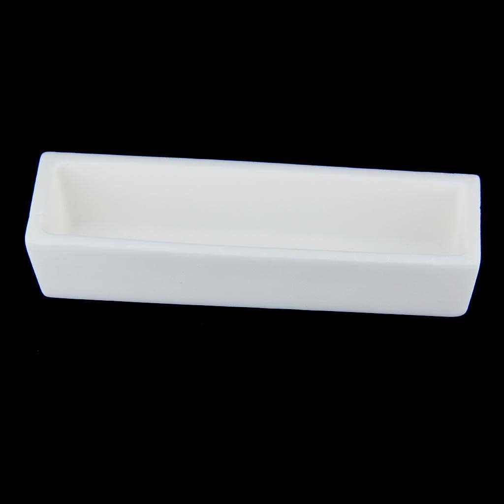 CALANDIS™ 100x30x20mm Alumina Ceramic Corundum Crucible Boat Sample Holder for Tube Muffle Furnaces | Other Lab Supplies | Lab Supplies