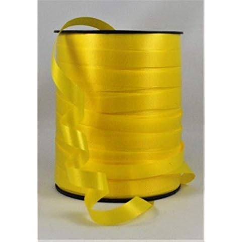 Polypropylene Yellow Curling Ribbon 10mm x 1m Cover