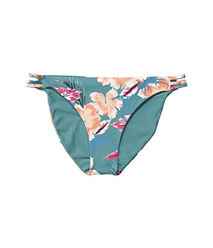 Roxy Junior's Printed Beach Classics Full Bikini Bottom, North Atlantic Heritage Haw Sample, L
