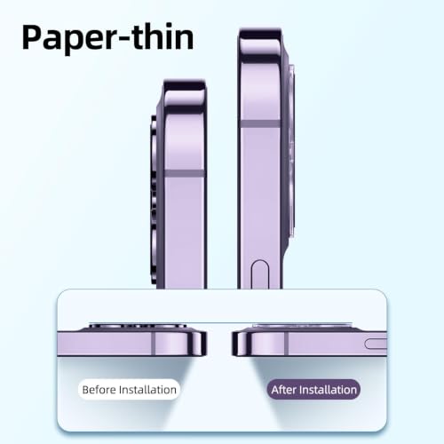 Image of NEW'C for iPhone 14 Pro Max Screen Protector + Camera Lens Protector