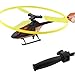 Helicóptero de juguete que vuela helicóptero de cuerda con hélice voladora avión juguete de lanzamiento con lanzador despega y vuela en alto disco volador rotor Flyer Niños Imagen de Helicóptero de juguete que vuela helicóptero de cuerda con hélice voladora avión juguete de lanzamiento con lanzador despega y vuela en alto disco volador rotor Flyer Niños