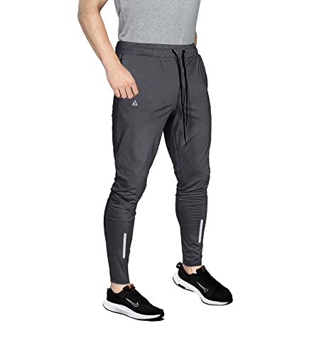 Image of AVOLT Men Slim Fit Lycra Blend Track Pants