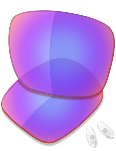 Image of SAUCER Premium Replacement Lenses & Nosepads for Oakley Holbrook Ti OO6048 | UV400 Protection, Anti-Scratch, Precise Fit