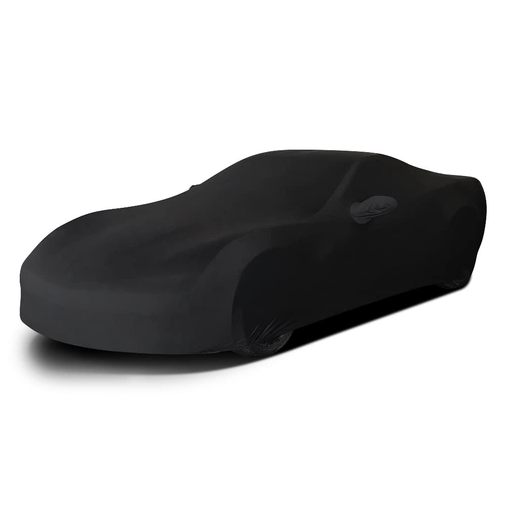 Indoor Car Cover for Corvette Velvet Stretch Full Cover Protection for Automobiles for Dust-Proof, Underground Garage, Car Show,Fits Car up to 189 inches