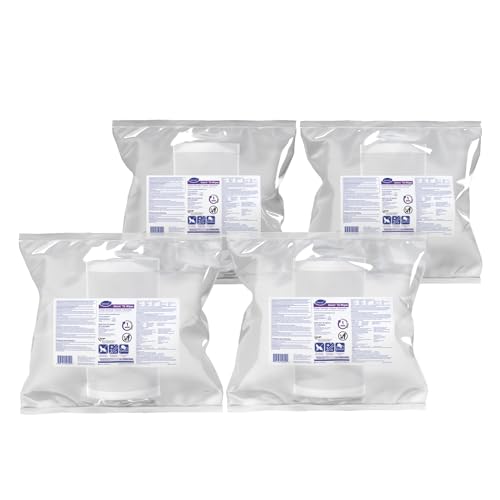 Image of Oxivir Diversey 100823906 Tb Disinfectant XL Wipes, Accelerated Hydrogen Peroxide Based Cleaner Disinfectant, Ready-to-Use, Unscented, 160-Wipes, 1 Refill Bag (Pack of 4)