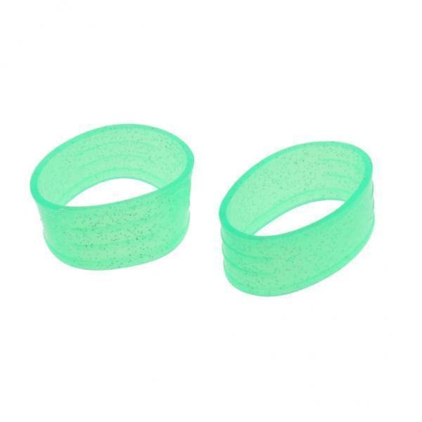 SAZ DEKOR 2xBadminton Squash Tennis Racket Handle Grip Fix Ring Protector Green-image-23