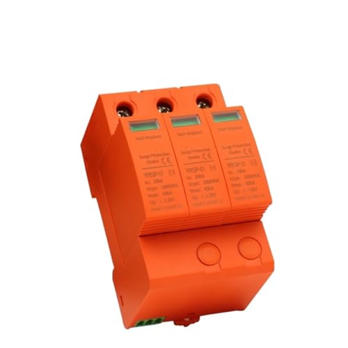 DC SPD 3P 20-40KA 1500V parafoudre basse tension pour rail Din YRSP-D