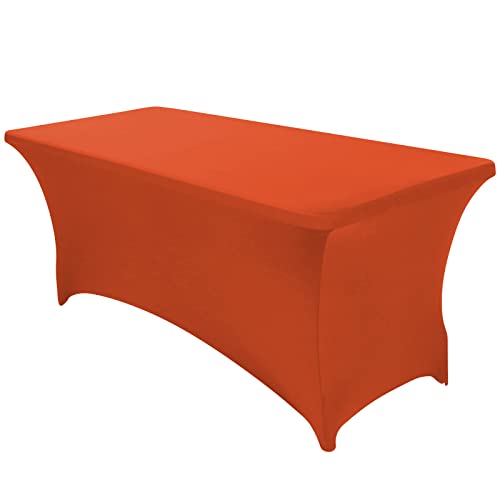 SEPARO Mantel Rectangular de Licra para Mesa de Fiesta al Aire Libre, DJ, comercios, Banquetes, Bodas, Celebraciones, etc.