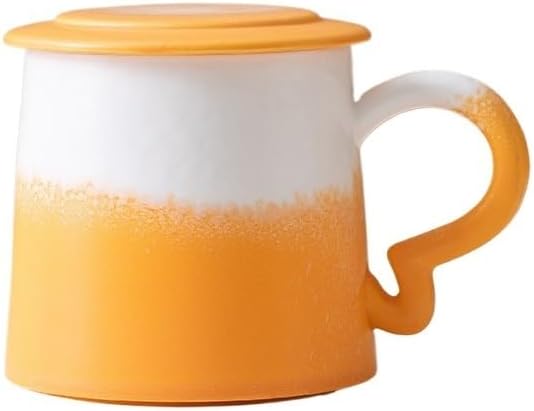 GSOUL Kungfu Tea cup Ceramic Kiln Change Mug Modern Simple Personal Use Tea Cup Home Office Large-capacity Water For One Person Small Tea Cups