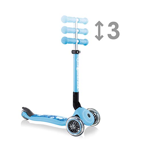 Globber Toddler Scooter | 3 Wheel Kick Scooter For Kids And Toddlers For Ages 2-6 | Grow With Me Outdoor Kick Scooter For Girls And Boys With Adjustable Handle Bars (Junior Foldable) #TOP5