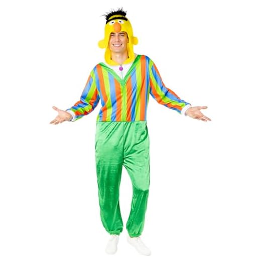 Funidelia | Disfraz de Blas - Barrio Sésamo para hombre y mujer Disfraz para adultos y divertidos accesorios para Fiestas, Carnaval y Halloween - Talla L - XL