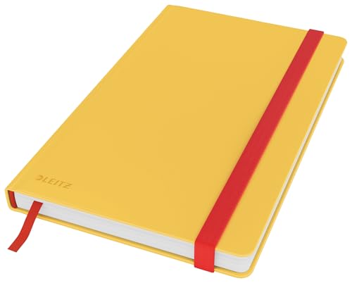 Evita hojas dobladas con Leitz Cuaderno Cosy HC, la libreta rígida con cuadrícula para notas limpias