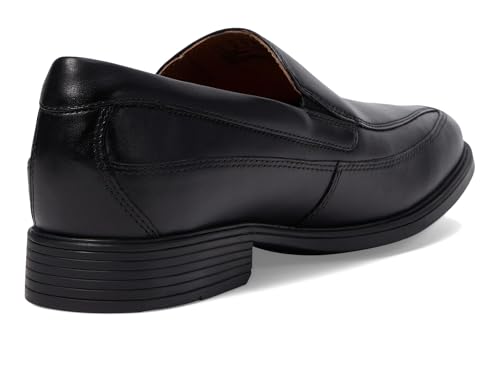 Clarks Herren Kippfrei Slipper, Schwarz Black Leather, 40 EU Weit – Ansicht 6