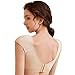 Womens Shaper False Shoulder Pad Vest 2 in 1 Built-in Shoulder Pad Top Shirt Undershirt(M,Beige)