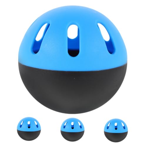 INOOMP 4Pcs Soft Baseball Practice Balls for Indoor Outdoor Training Hollow Balls for Skill Improvement for Beginners and Pros Enhance Hitting Techniques and Reaction