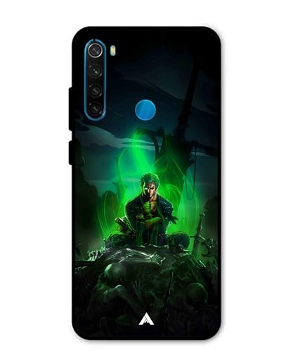 Image of Premium Anime 1 Case for Xiaomi Redmi Note 8 (Glossy Finish) Soft-Touch Metal TPU Back Cover, Shockproof, Designer, Aesthetic Mobile Phone Case