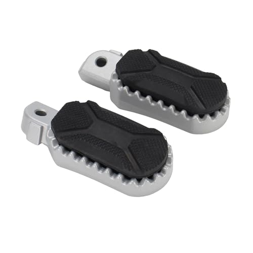 Repose-pied moto passager pour R1300GS Adventure 2023-ON paire argent et noir