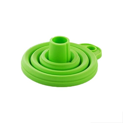 Image of Oblivion Funnel For Kitchen - Silicone Collapsible Foldable Oil Funnel for Dispenser - Food Grade Heat Resistant Liquid Transfer Tool - Space Saving Funnel for Kitchen, Bathroom & Garage (Pack of 1)