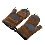 Guanti da forno reversibili in cotone spesso per adulti, guanti da forno antiscivolo da cucina, guanti da cucina multiuso con impugnatura comoda, pratici guanti da forno adatti per cucinare grigliate