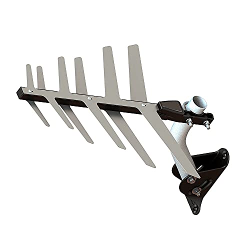 Antena Digital Externa para TV Aquario DTV-1500 VHF UHF 4K + 10 Mts de Cabo RG59