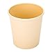 200-CT Disposable 16-OZ Bio Soup Container - Large Kraft Soup Cups: Perfect for Cafes - Eco-Friendly Recyclable Paper Cup - Wholesale Takeout Food Container - Lid Available - Restaurantware